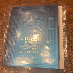 5/$25.00 Versace Eros mens spray cologne 1ml sealed plastic